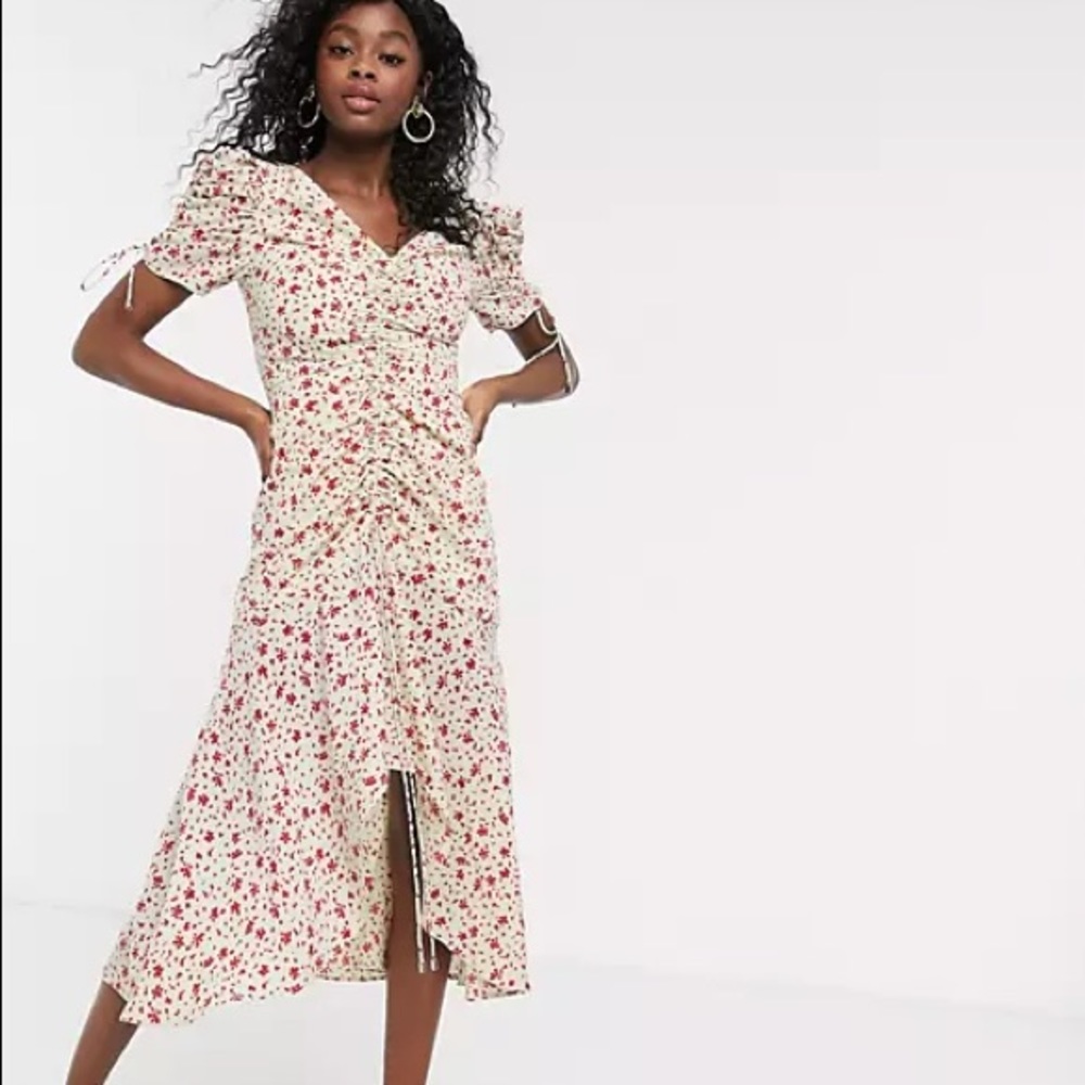 NWT C/MEO intersect midi dress
